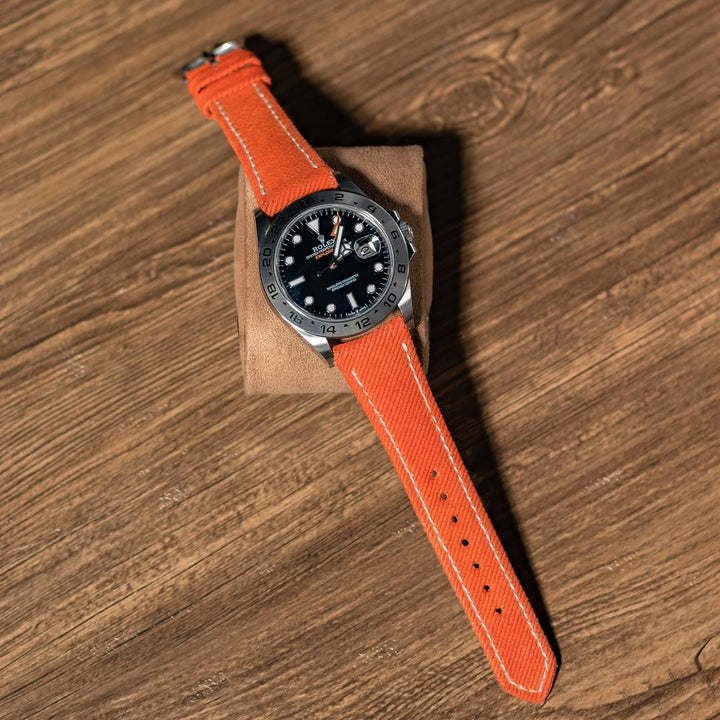Orange Denim Strap