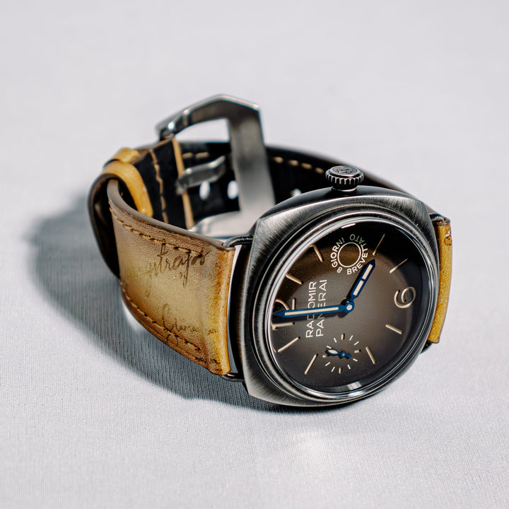 Panerai Radiomir Straps - Gold Patina Scritto