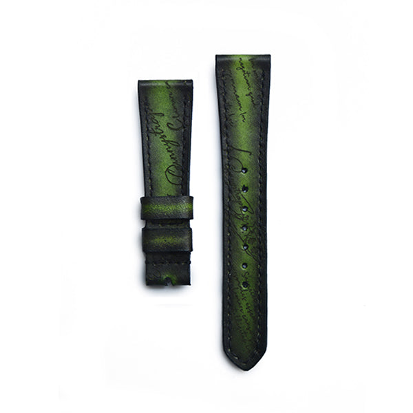 Ready Stock 22mm - Green Patina Scritto