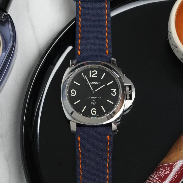 Panerai Luminor Straps - Japanese Canvas Royal Blue