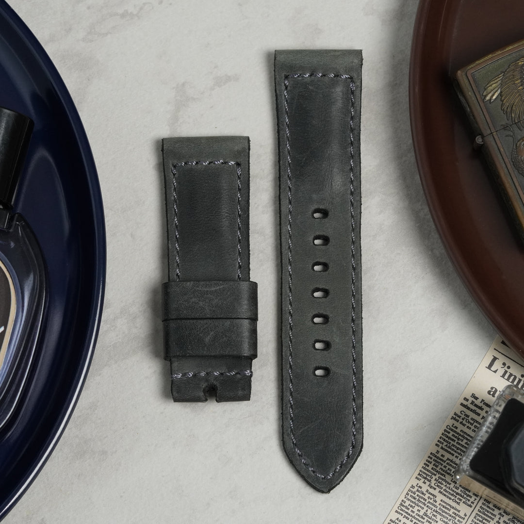 Panerai Luminor Straps - Jet Black