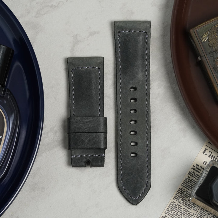 Panerai Luminor Straps - Jet Black