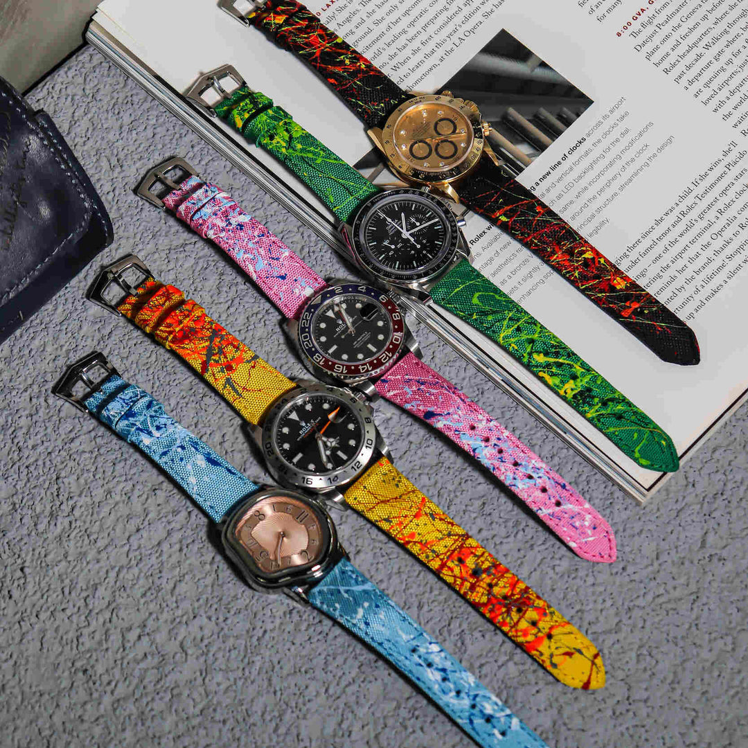 Kevlar Paint Splat Black Strap