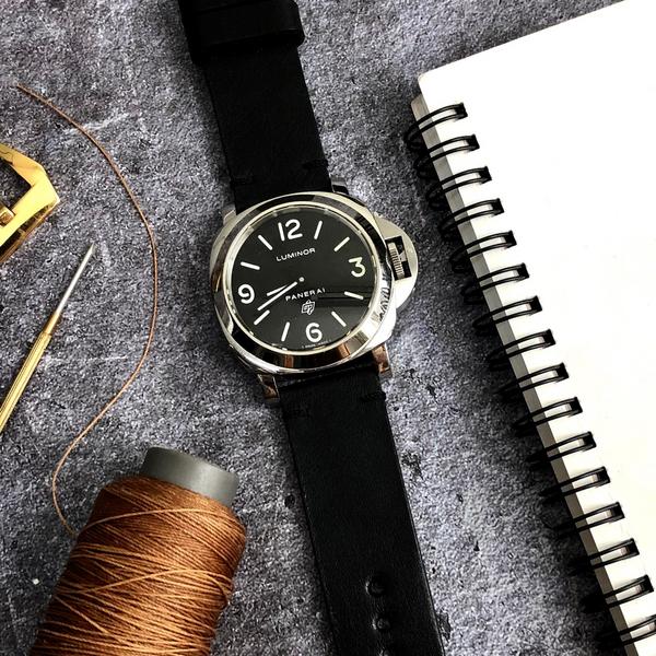 Panerai Luminor Straps - Minimalist Black