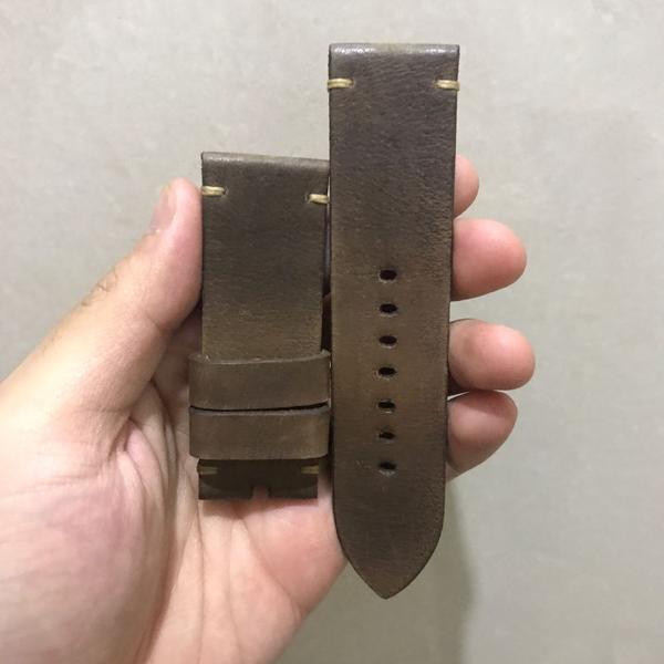 Panerai Luminor Straps - Minimalist Chocolate
