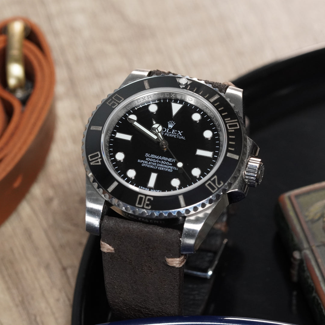 Rolex Straps - Minimalist Ebony