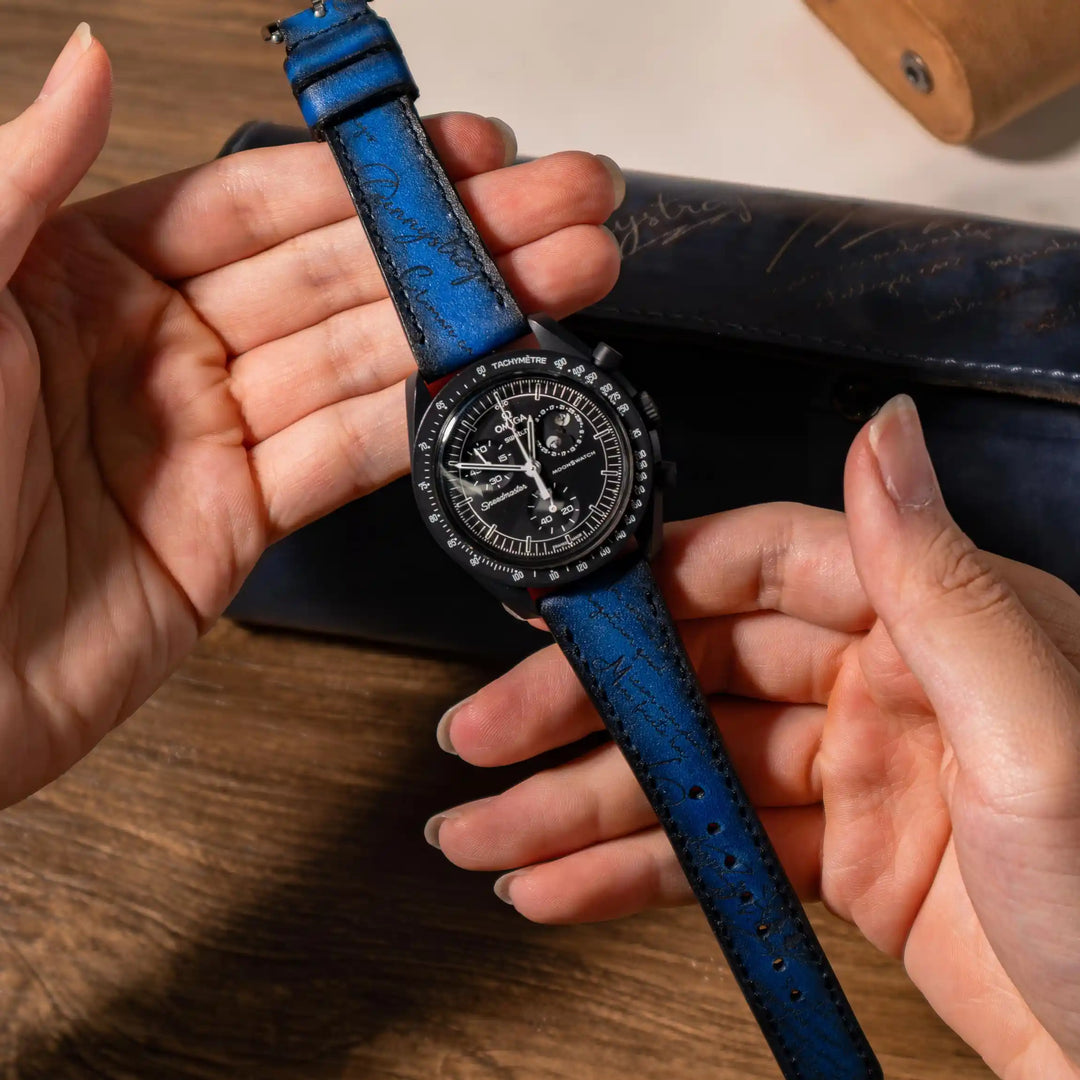 Blue Patina Scritto