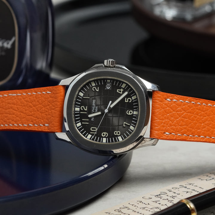 Patek Philippe Straps - Pebble Orange
