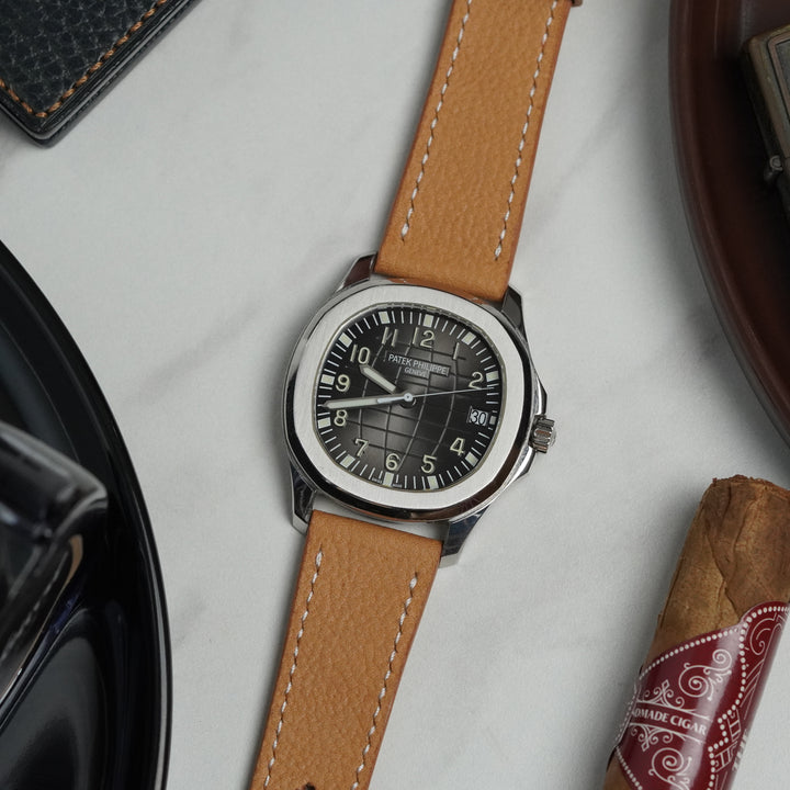 Patek Philippe Straps - Pebble Tan