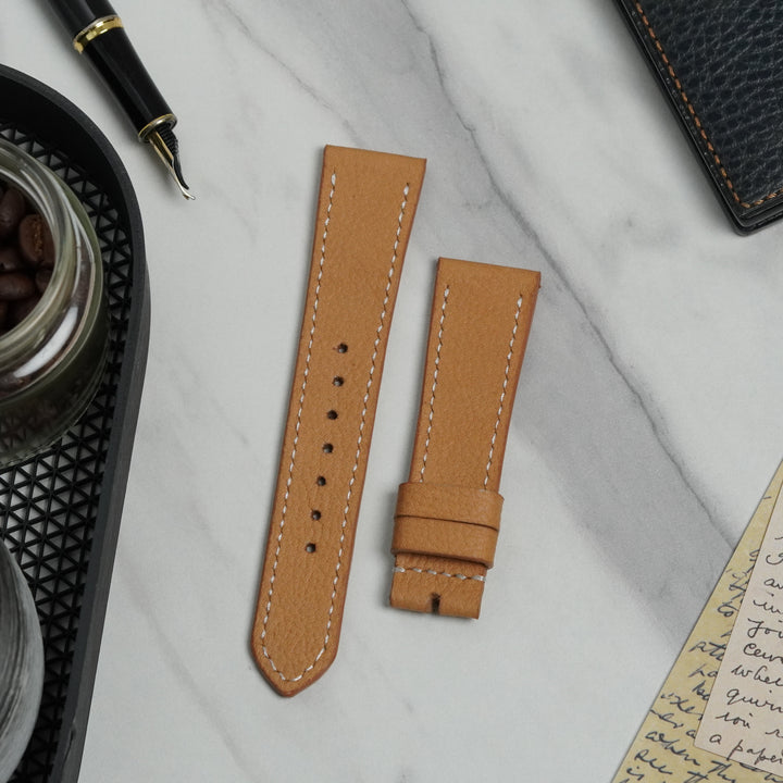 Patek Philippe Straps - Pebble Tan