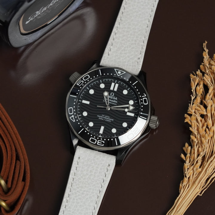 Omega Straps - Pebble White